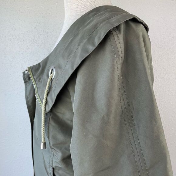 Mossimo Green Cropped Jacket Size L EUC - Picture 4 of 7